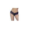String en dentelle florale noire 